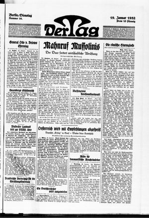Der Tag on Jan 19, 1932