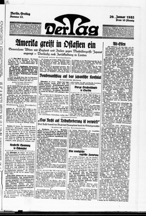 Der Tag vom 29.01.1932