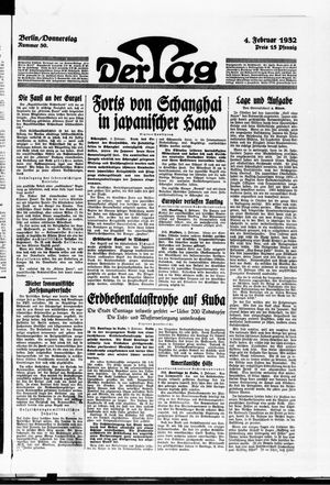 Der Tag vom 04.02.1932