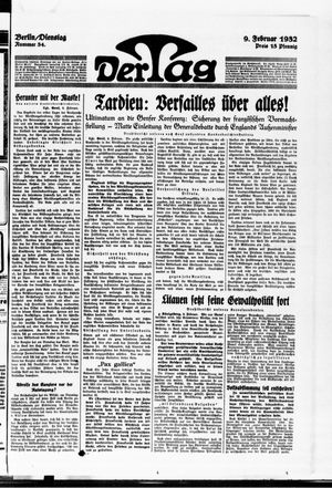 Der Tag vom 09.02.1932