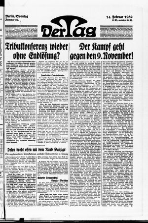 Der Tag vom 14.02.1932