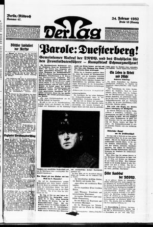 Der Tag vom 24.02.1932