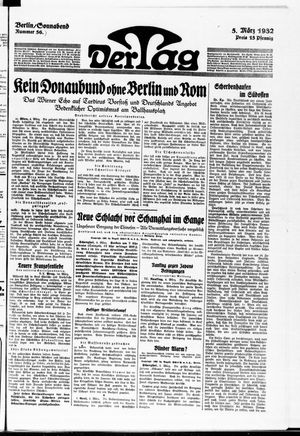 Der Tag vom 05.03.1932