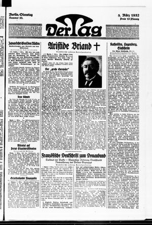 Der Tag on Mar 8, 1932