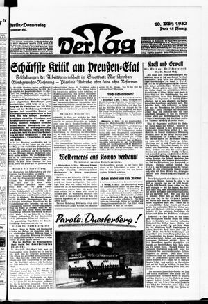 Der Tag on Mar 10, 1932