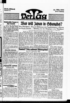 Der Tag vom 30.03.1932
