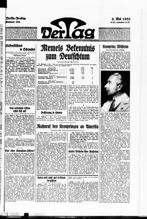 Der Tag on May 6, 1932