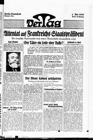 Der Tag vom 07.05.1932
