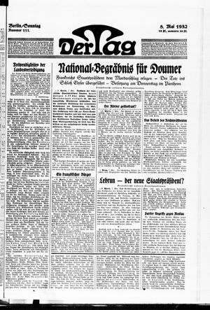 Der Tag on May 8, 1932