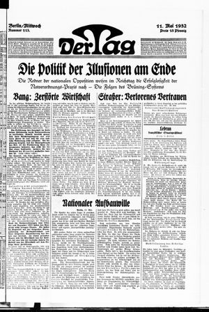 Der Tag on May 11, 1932