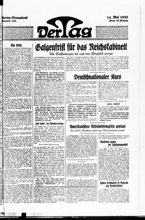 Der Tag vom 14.05.1932