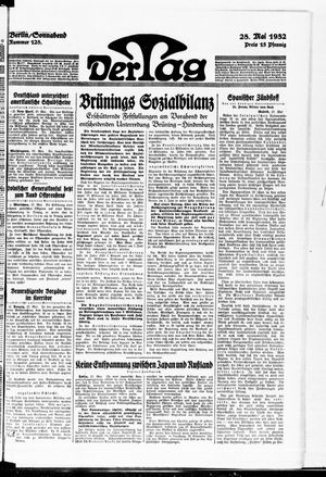 Der Tag vom 28.05.1932