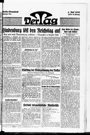 Der Tag vom 04.06.1932