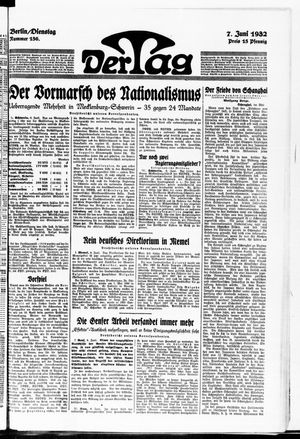 Der Tag vom 07.06.1932