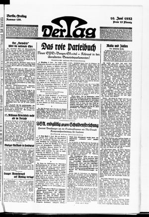 Der Tag on Jun 10, 1932