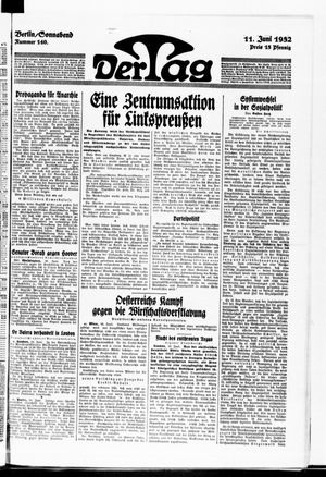 Der Tag on Jun 11, 1932