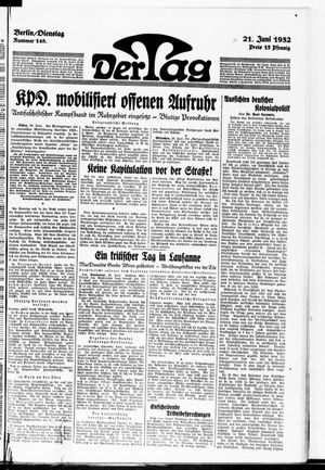Der Tag vom 21.06.1932