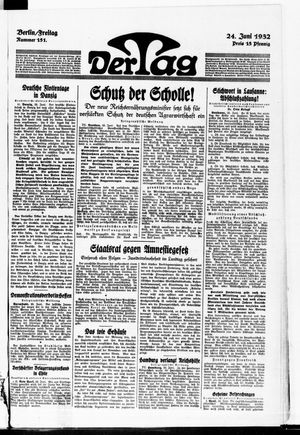 Der Tag vom 24.06.1932