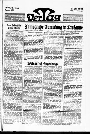 Der Tag on Jul 3, 1932