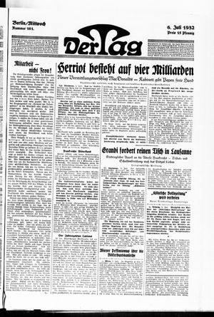 Der Tag on Jul 6, 1932