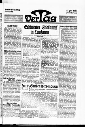 Der Tag on Jul 7, 1932