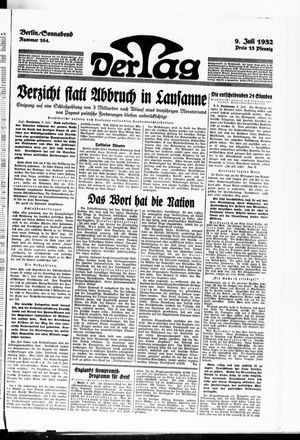 Der Tag vom 09.07.1932