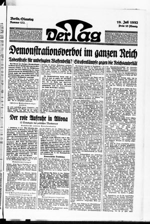 Der Tag vom 19.07.1932