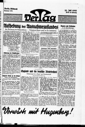 Der Tag vom 27.07.1932