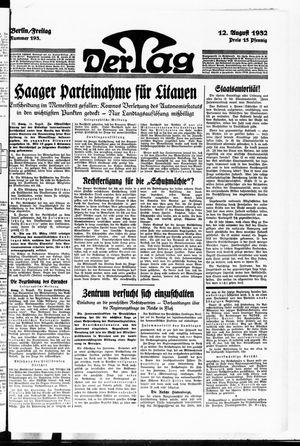 Der Tag on Aug 12, 1932