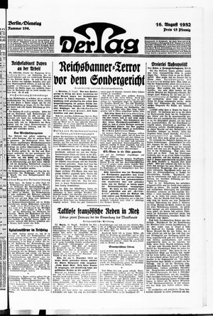 Der Tag vom 16.08.1932