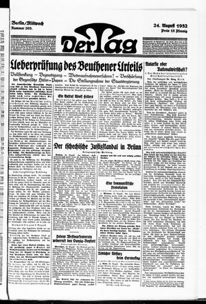 Der Tag on Aug 24, 1932
