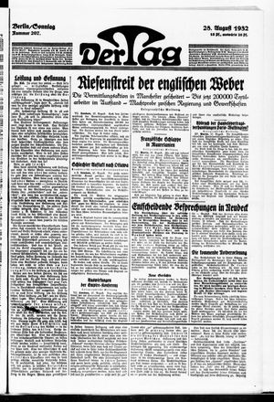 Der Tag vom 28.08.1932