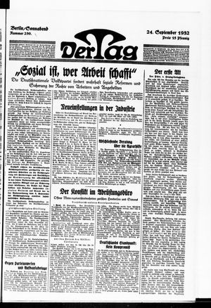 Der Tag vom 24.09.1932