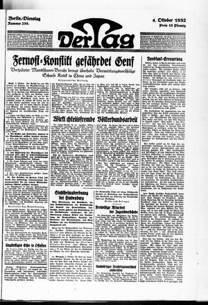 Der Tag vom 04.10.1932