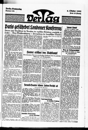 Der Tag vom 06.10.1932