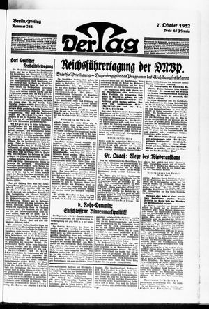 Der Tag on Oct 7, 1932