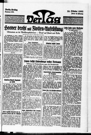 Der Tag vom 28.10.1932