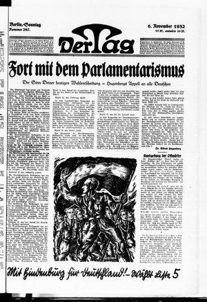 Der Tag vom 06.11.1932