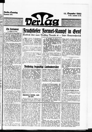 Der Tag on Dec 11, 1932