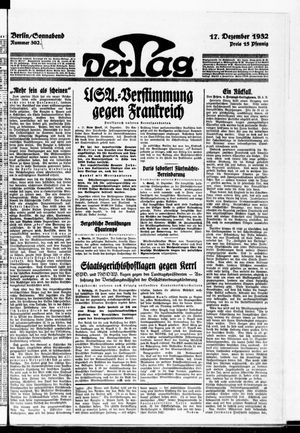 Der Tag vom 17.12.1932