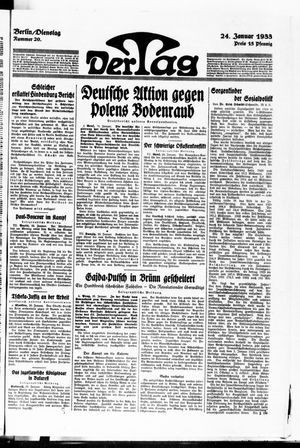 Der Tag vom 24.01.1933