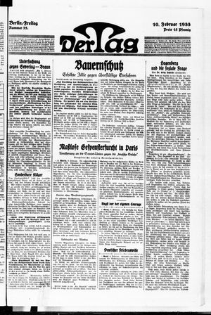 Der Tag vom 10.02.1933