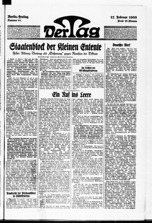 Der Tag vom 17.02.1933