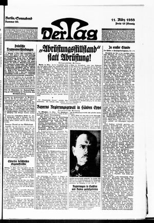 Der Tag vom 11.03.1933