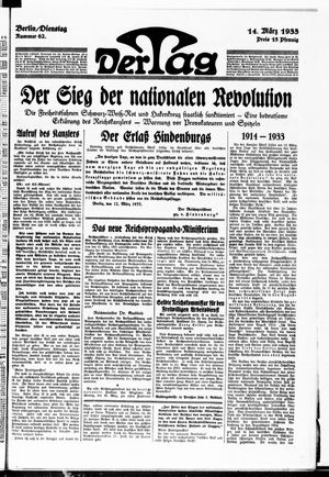 Der Tag vom 14.03.1933
