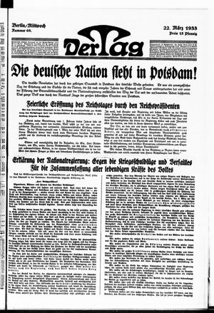 Der Tag vom 22.03.1933