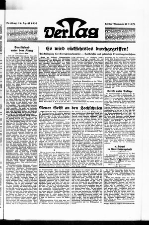 Der Tag vom 14.04.1933
