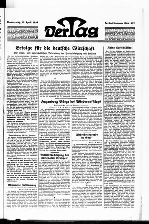 Der Tag vom 27.04.1933