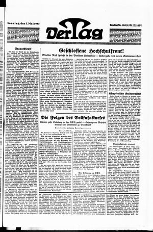 Der Tag vom 07.05.1933