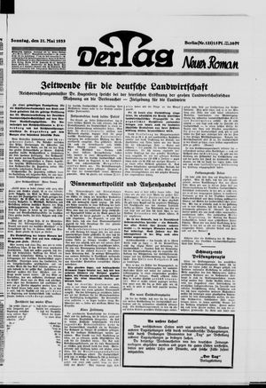 Der Tag vom 21.05.1933